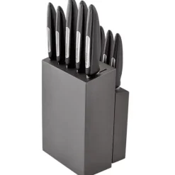 Discount Sabatier 9 Piece Knife Block Set Kitchen Utensils