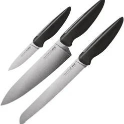 Best Sabatier 3 Piece Knife Block Set Kitchen Utensils