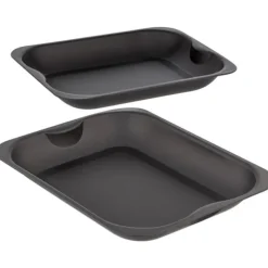 Online Set of 2 Roasting Trays Baking