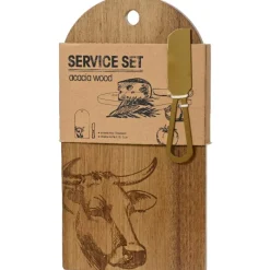 Best Acacia Wood Cheese Board Set Serveware