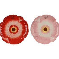 Fashion Assorted Dolomite Shiny Poppy Breakfast Plate Dinnerware