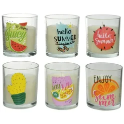 Hot Assorted Summer Citronella wax candles Candles & Diffusers