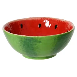 Clearance Dolomite Watermelon Shiny Bowl Dinnerware
