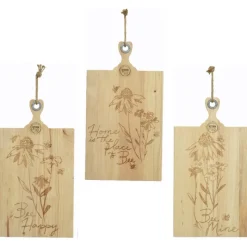 Hot Etched Floral Mango Chopping Board Kitchen Utensils