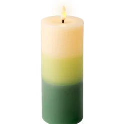 Clearance LED Green 3 Shade Candle Novelty & String Lights