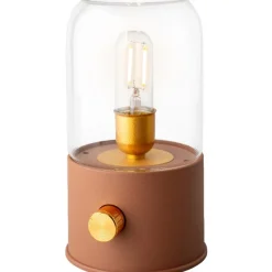 Outlet LED Rechargeable Indoor Camp Light Terracotta Table Lamps