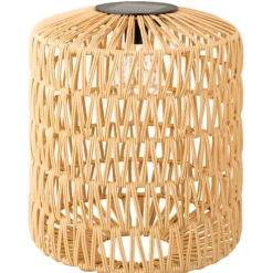 Discount Wicker Solar Lantern Novelty & String Lights