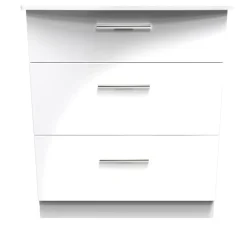 Clearance Kingsley 3 Drawer Deep Chest Chest Of Drawers