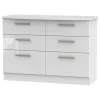 New Kingsley 6 Drawer Midi Chest Chest Of Drawers