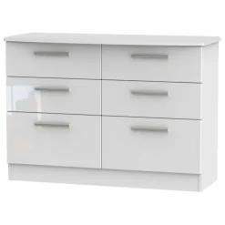 New Kingsley 6 Drawer Midi Chest Chest Of Drawers
