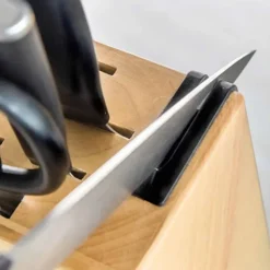 Hot Gourmet 6 Piece Knife Block Set Kitchen Utensils