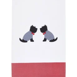 Sale Westie Tea Towels Pack of 2 Oven Gloves, Tea Towels & Aprons