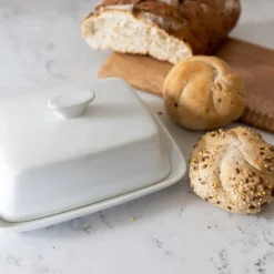 Best White Covered Butter Dish Serveware
