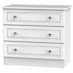 Best Krystal 3 Drawer Chest Chest Of Drawers