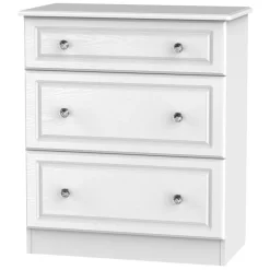 Online Krystal 3 Drawer Deep Chest Chest Of Drawers