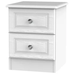 Sale Krystal 2 Drawer Locker Bedside Tables