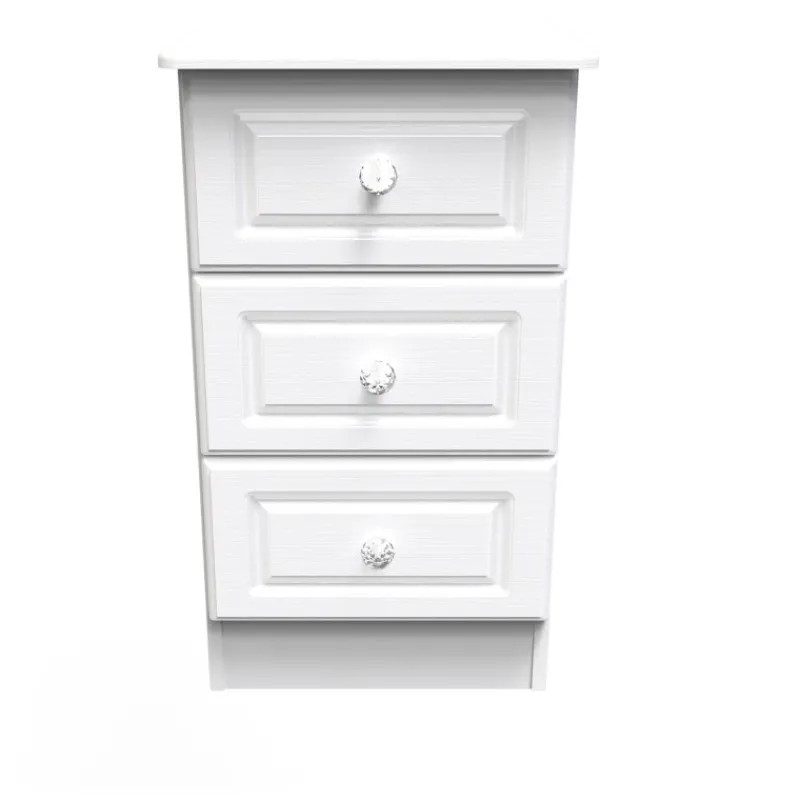 Best Krystal 3 Drawer Locker Chest Of Drawers
