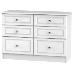 Hot Krystal 6 Drawer Midi Chest Chest Of Drawers