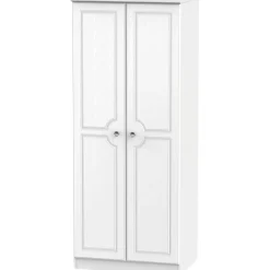 Clearance Krystal 2ft6in Plain Wardrobe Wardrobes
