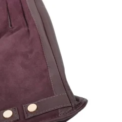 Hot Ladies Plum Leather Gloves Bags & Accessories