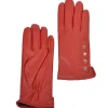 New Ladies Red Leather Gloves Bags & Accessories