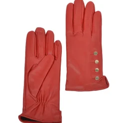 New Ladies Red Leather Gloves Bags & Accessories
