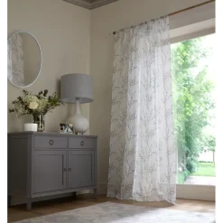 Clearance Pussy Willow Seaspray Voile Curtains