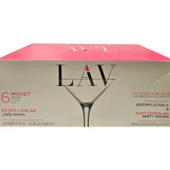 Hot Fame set of 6 Cocktail Glasses Glassware