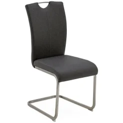 Outlet Lazzaro 1.6m Grey Extending Table with 4 Grey Chairs Dining Sets