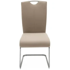Hot Lazzaro 1.6m Grey Extending Table with 4 Taupe Chairs Dining Sets
