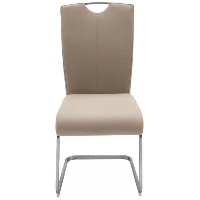 Hot Lazzaro 1.6m Grey Extending Table with 4 Taupe Chairs Dining Sets