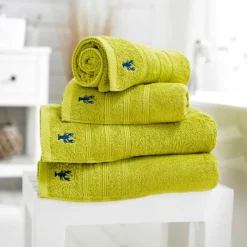 Best Kaleidoscope Lime Towels Bath Mats | Towels