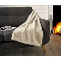 Best Lyndon Co Ashford Throw 130x180cm Natural Throws