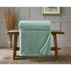 Sale Lyndon Co Hardwick Throw 150x180cm Duck egg Throws