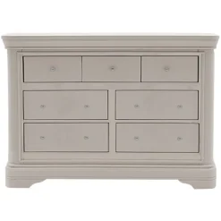 Outlet Mabel 7 Drawer chest in Bone Chest Of Drawers