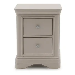 Outlet Mabel Taupe Bedside Table Bedside Tables