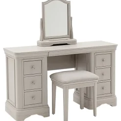 Outlet Mabel Taupe Vanity Mirror Bedroom Mirrors
