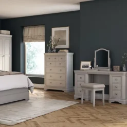 Outlet Mabel Taupe Vanity Mirror Bedroom Mirrors