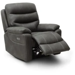 Clearance Madrid Power Recliner Chair with Head Tilt Armchairs | Recliner Chairs