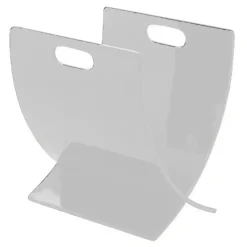 Fashion Magazine Rack in White Interior Accessories | Storage