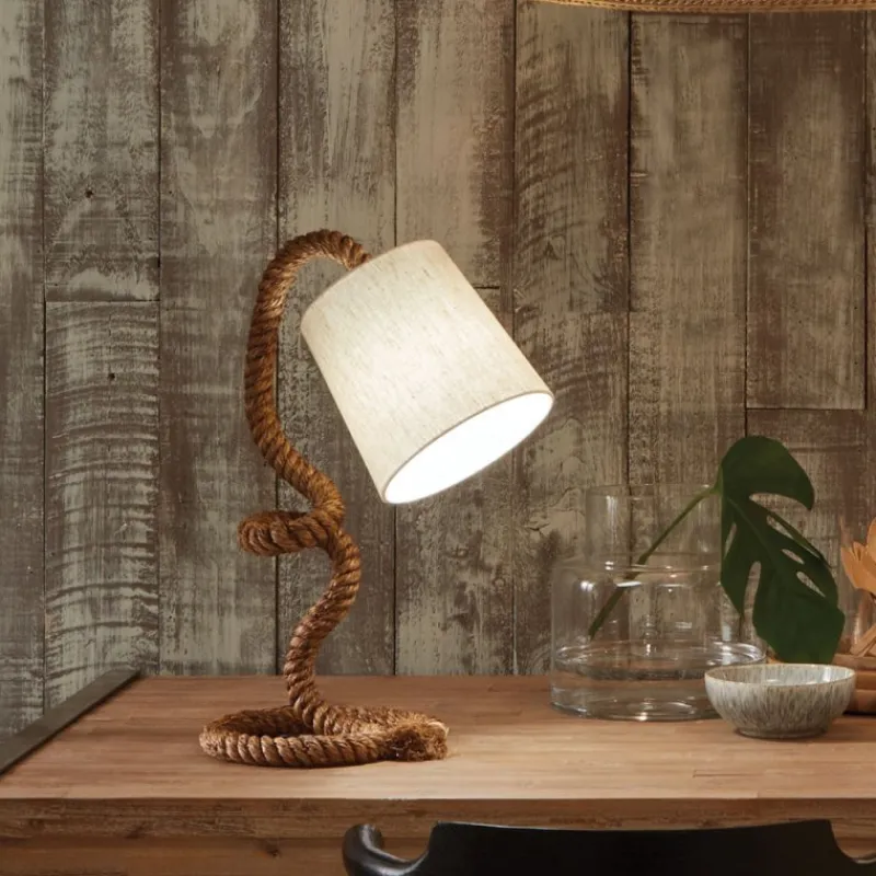 Outlet Martindale Rope and Jute Task Table Lamp Table Lamps