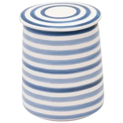 Best At Home Blue Tea Canister Food Storage