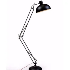 Outlet Matt Black Extra Large Classic Desk Style Floor Lamp Floor Lamps