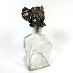 Sale Glass Bottle with Elephant Head Stopper Drinkware