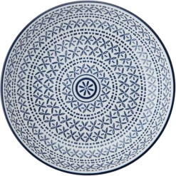 Fashion Blue Mediterranean Pasta Bowl Dinnerware