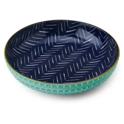 Online Indigo Chevron Pasta Bowl Dinnerware