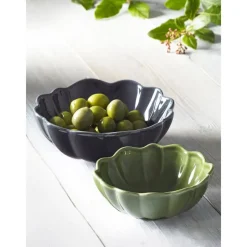 Clearance Green Scallop Small Dip Bowl Serveware