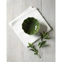 Clearance Green Scallop Small Dip Bowl Serveware