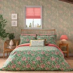 Online Honeysuckle Evergreen Duvet Set Duvet Covers