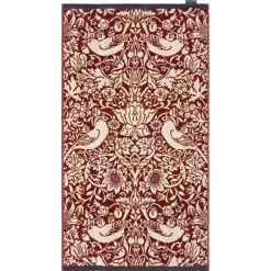 Outlet Strawberry Thief Red Towels Towels